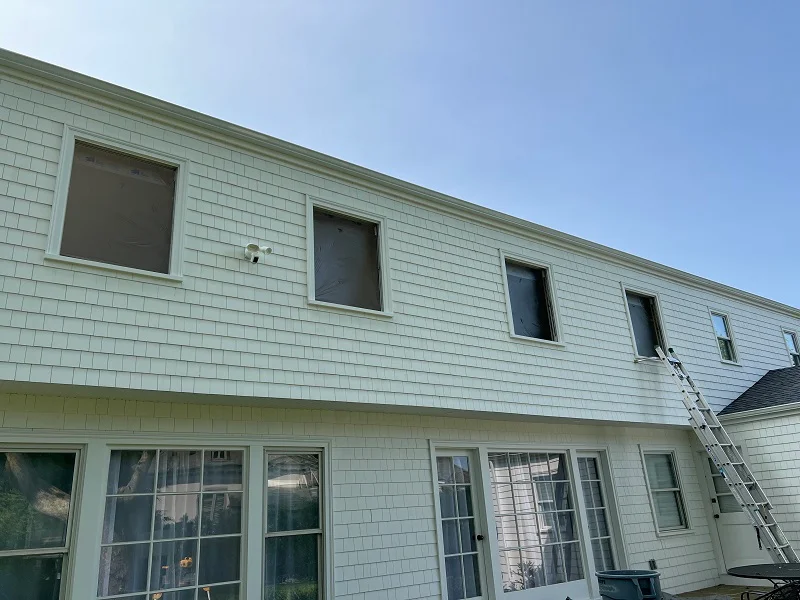 Double hung window removal from the exterior